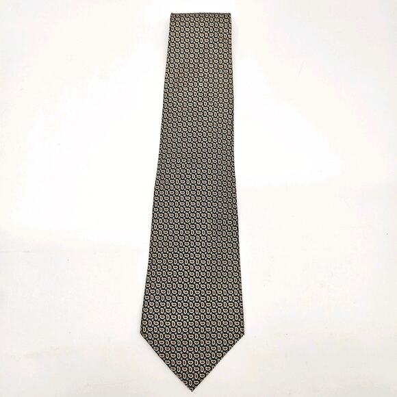 Vtg Polo Ralph Lauren Men Neck Tie Red Blue Silk Paisley Teardrop Designer 57" - Picture 4 of 6